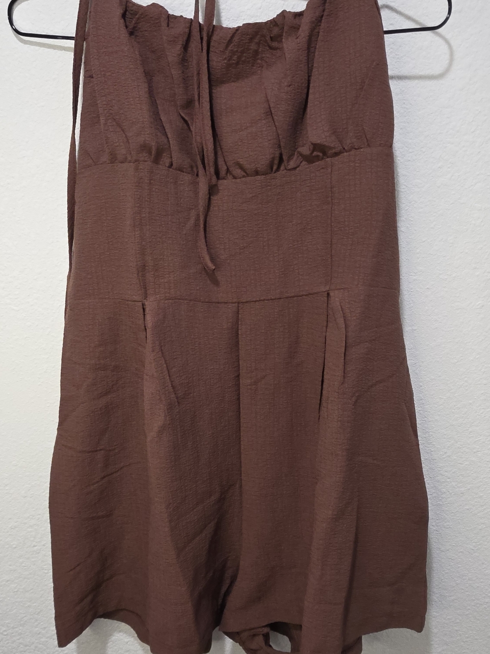 Women's Brown Halter Romper - Unbranded